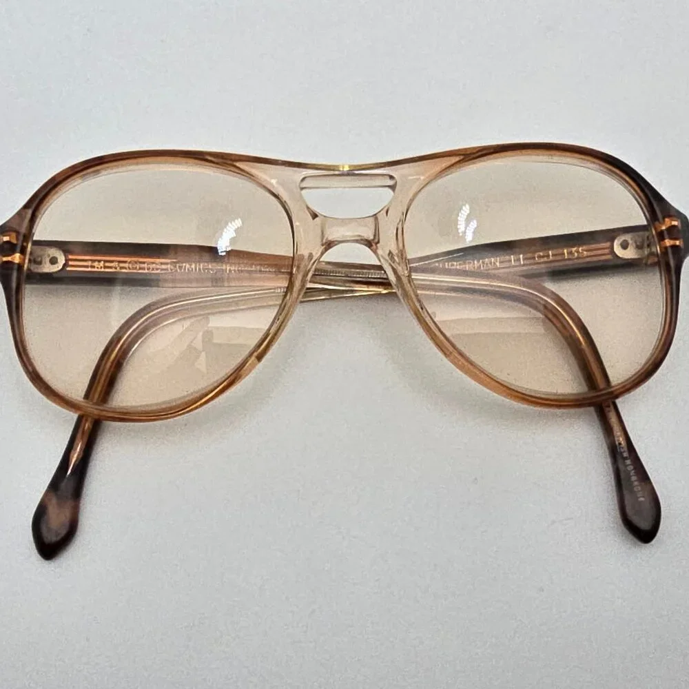 DC Comics Superman II CJ 1978 Brown Fade Kids Aviator Eyeglasses 45-18-135